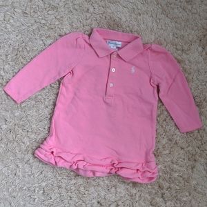 Ralph Lauren baby girl ruffle polo dress